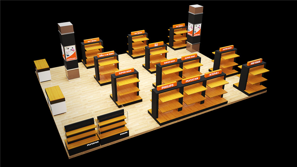 商場商品展示臺設計 (3)