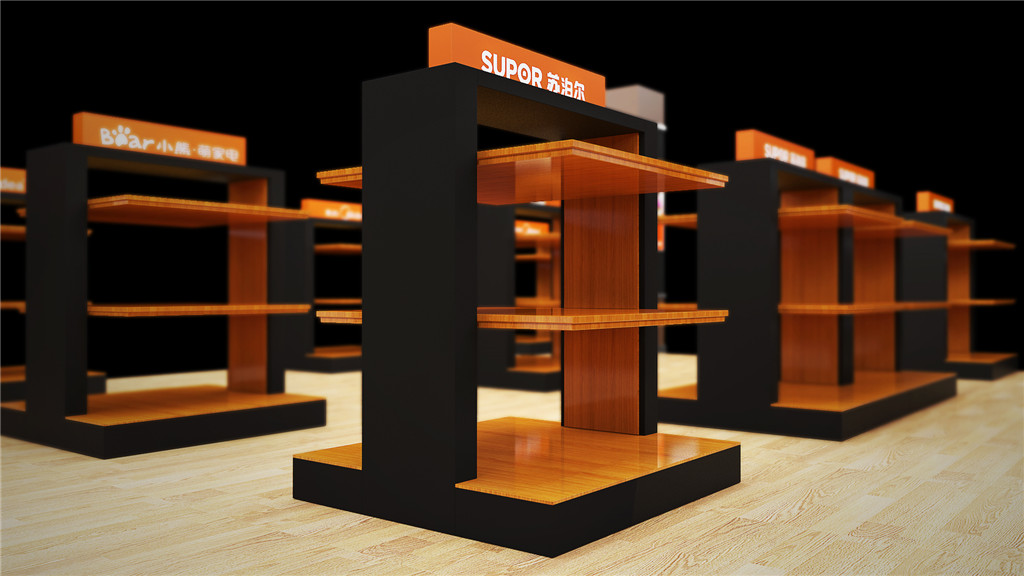 商場商品展示臺設計 (1)