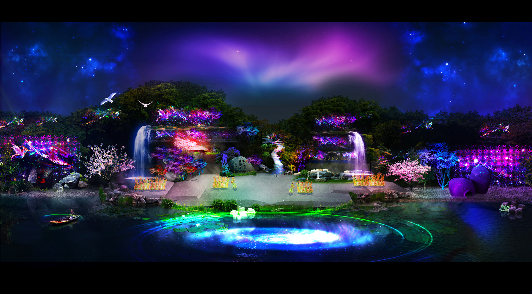 成都活動策劃，街子古鎮(zhèn)實(shí)景舞美設(shè)計(jì) (3)